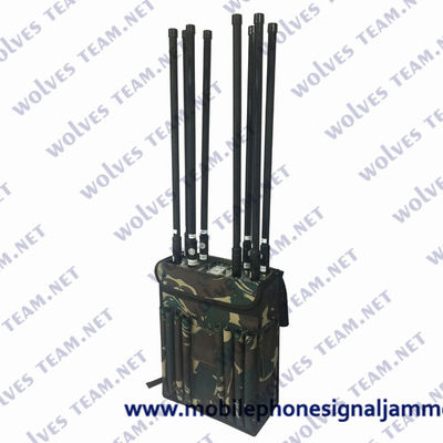 Όλοι σε μια κινητή Jammer σημάτων 5G Sigmal συσκευή που εμποδίζει το σήμα ΠΣΤ WiFi RF με τον τύπο σακιδίων πλάτης