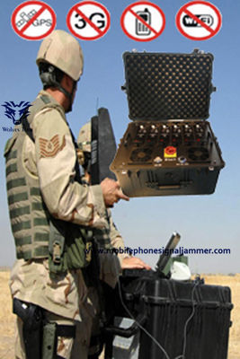 Φορητό Dds 1000m 820w jammer βομβών συνοδειών