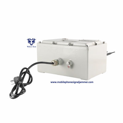 Αγορά Υπαίθρια αδιάβροχη χρησιμοποιώντας Jammer φυλακών σημάτων κηφήνων χρήση για Jammer σημάτων 80W 120m WiFi2.4G Bluetooth online manufacture