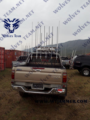Φορητό 600 Jammer σημάτων Watt UHF300MHz VHF στρατιωτικό