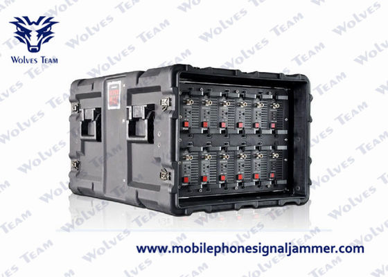 20-3000MHz προσαρμόστε Jammer σημάτων συχνότητας την αδιάβροχη υπαίθρια πλήρη συχνότητα υψηλής δύναμης όλο τηλεφωνικό Jammer κυττάρων