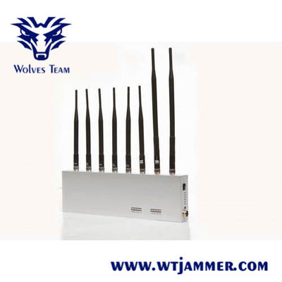 10 ζώνες 16 UHF Jammer σημάτων ΠΣΤ WiFi LoJack VHF Watt 3G 4G
