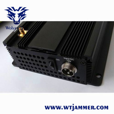 Ισχυρά τηλέφωνο κυττάρων GSM 11W 40m CDMA και Jammer Wifi