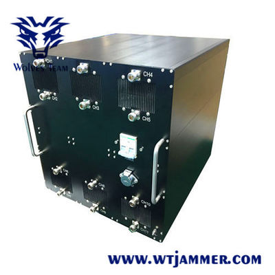 1200W 500m 20 - Jammer σημάτων βομβών ζωνών 3000MHz 12