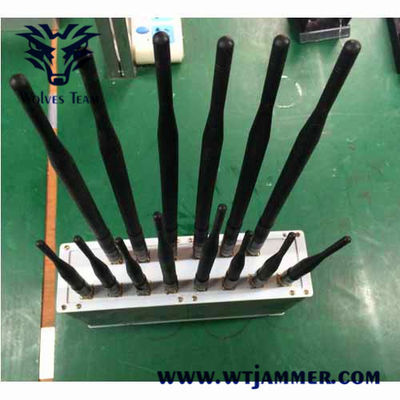 Στάσιμες 16 ζώνες 50m κινητό τηλεφωνικό Blocker 58W Jammer