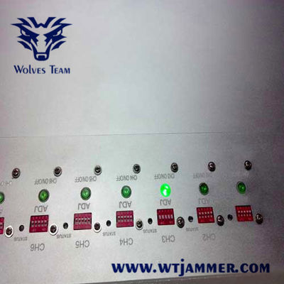 16 ζώνες 2000M ηλεκτρονικό Jammer σημάτων 800W για τη VIP προστασία
