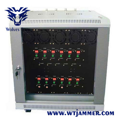 16 ζώνες 2000M ηλεκτρονικό Jammer σημάτων 800W για τη VIP προστασία