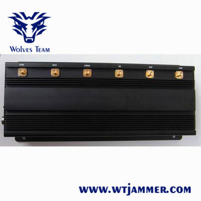 8 ζώνες 3G 4G 40m Jammer τηλεχειρισμού 18W