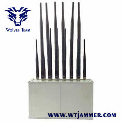 Jammer σημάτων GSM της WI-Fi Lojack CDMA υπολογιστών γραφείου ζωνών 50W 14