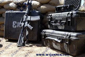 Υπαίθριο IP65 180m κινητό Jammer τηλεφωνικών σημάτων 80W