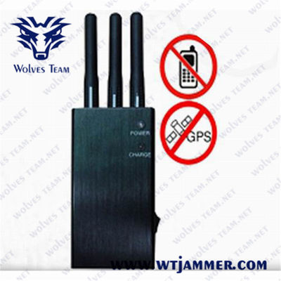Φορητό 5 10m ζωνών Jammer τηλεφωνικού Wifi κυττάρων