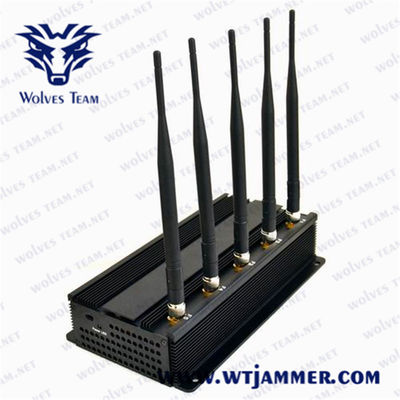 25 Jammer σημάτων 2.4G 4.9G 5.0G 5w Wifi μέτρα συσκευών