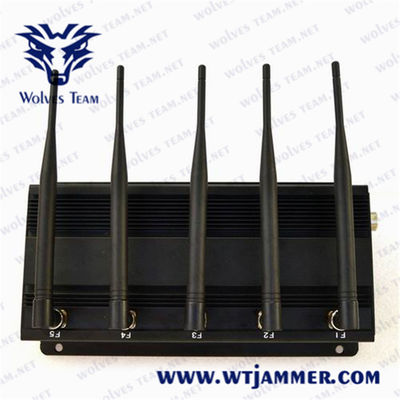 25 Jammer σημάτων 2.4G 4.9G 5.0G 5w Wifi μέτρα συσκευών