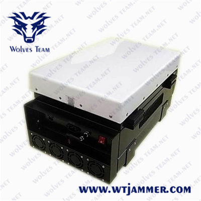GSM 3G 4G 100m έξι ζωνών υπαίθριο Jammer σημάτων