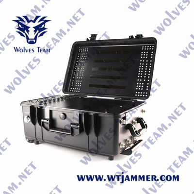 WIFI5.8G ΠΣΤ 2500m υπαίθριο Jammer σημάτων 600W για Uav