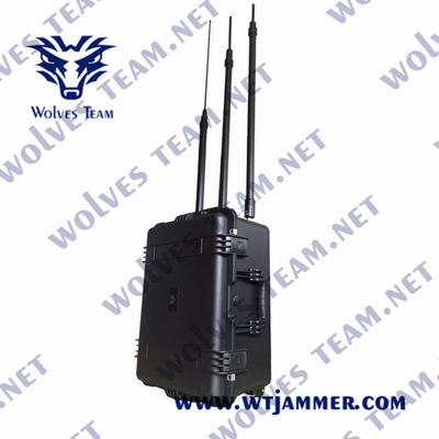 12 Jammer 1200W συχνότητας ζωνών πλήρες αδιάβροχο υπαίθριο Jammer τηλεφωνικών σημάτων κυττάρων