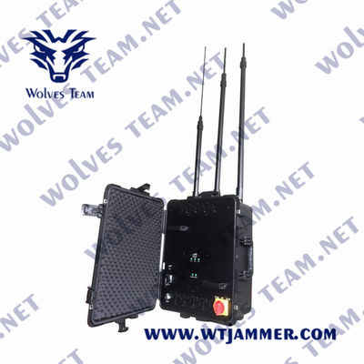 12 Jammer 1200W συχνότητας ζωνών πλήρες αδιάβροχο υπαίθριο Jammer τηλεφωνικών σημάτων κυττάρων