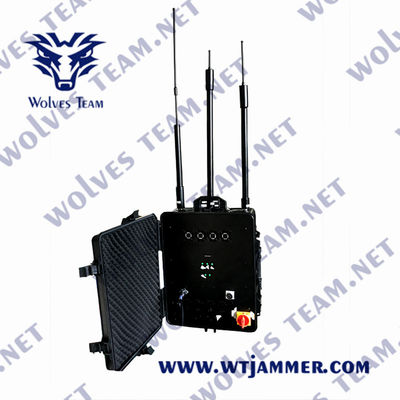 WIFI5.8G Jammer τηλεφωνικών σημάτων κυττάρων υψηλής δύναμης ΠΣΤ Uav κηφήνων φυλακή σημάτων αδιάβροχο υπαίθριο Jammer