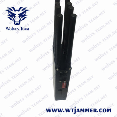 8 UHF VHF 3G 4G 5G κεραιών φορητό Jammer σημάτων ΠΣΤ