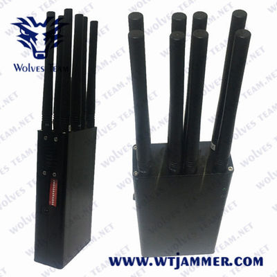 8 UHF VHF 3G 4G 5G κεραιών φορητό Jammer σημάτων ΠΣΤ