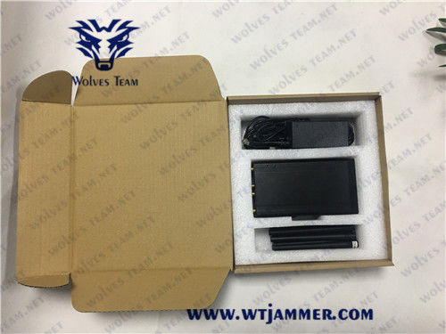 Φορητό GSM 30m WiFi2.4g GPSL1 φορητό Jammer σημάτων 8W