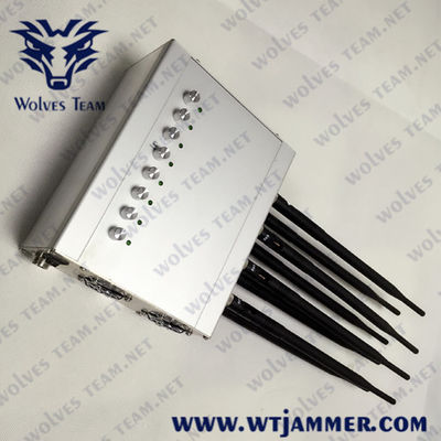 Ισχυρό Jammer 30m 4w 5.2G 5.8G 2.4G Wifi