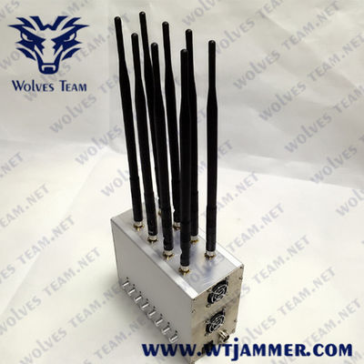 Ισχυρό Jammer 30m 4w 5.2G 5.8G 2.4G Wifi