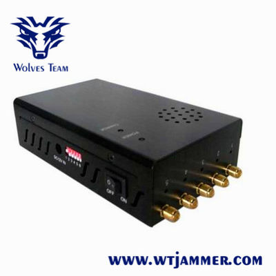 Φορητό Jammer σημάτων GSM 3G 4G 5G WiFi Lojack 12W CDMA