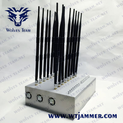 16 κινητό τηλεφωνικό Jammer κεραιών 3G 4GLTE 4GWimax 35W