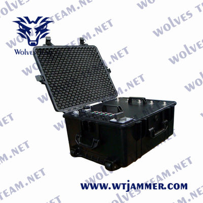 Αγορά 20-3000MHz προσαρμόστε Jammer σημάτων συχνότητας την αδιάβροχη υπαίθρια πλήρη συχνότητα υψηλής δύναμης όλο τηλεφωνικό Jammer κυττάρων online manufacture