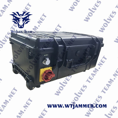 Αγορά Η στρατιωτική πλήρης συχνότητα υψηλής δύναμης όλο τηλεφωνικό Jammer κυττάρων προσαρμόζει το σήμα συχνότητας αδιάβροχο υπαίθριο Jammer online manufacture