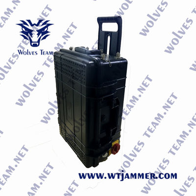 500W στρατιωτικό πλήρες αδιάβροχο υπαίθριο Jammer συχνότητας όλο Jammer τηλεφωνικών σημάτων κυττάρων