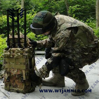 Αγορά 80 Watt High Power EOD Backpack 4G 5G Κεφαλογραφητής Σημείων Τηλεφώνου Manpack RF Jammer online manufacture