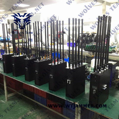 Τηλεφωνικό ΠΣΤ WIFI 90W 200M κυττάρων Jammer σημάτων σακιδίων πλάτης