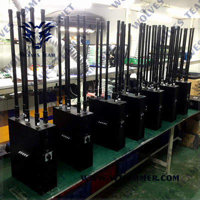 Αγορά 6 Jammer σημάτων σακιδίων πλάτης ζωνών φορητός τύπος τηλεφωνικών σημάτων κυττάρων Manpack για το στρατό online manufacture