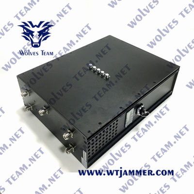 90W στρατιωτικό ανθεκτικό Jammer σακιδίων πλάτης σημάτων κηφήνων ΠΣΤ WIFI5.8G υψηλής δύναμης