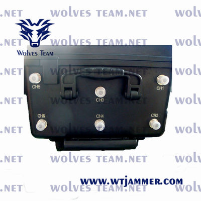 Jammer σημάτων οχημάτων υψηλής δύναμης 20-6000MHz 1200W