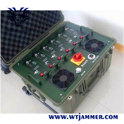 Στρατιωτικό 2500m μεγάλης απόστασης Jammer 2,4 Ghz για τους κηφήνες