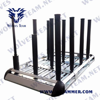 12 ζώνες 800m Jammer βομβών οχημάτων σημάτων RF με DDS τη συνοδεία