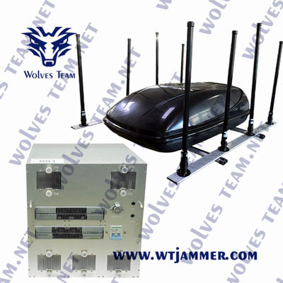 12 ζώνες 800m Jammer βομβών οχημάτων σημάτων RF με DDS τη συνοδεία