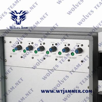 Jammer φυλακών φυλακών ΠΣΤ 350W GSM CDMA WIFI κραμάτων αργιλίου