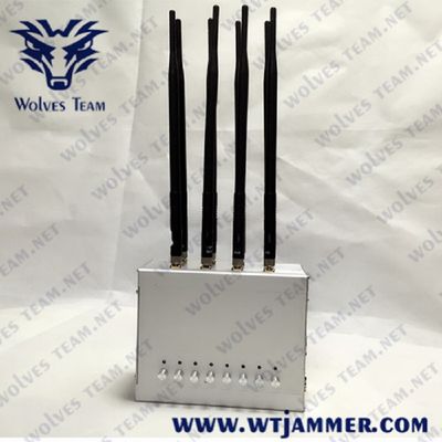 8 Jammer σημάτων υπολογιστών γραφείου GSM CDMA ζωνών ΠΣΤ 3G 4G 16W