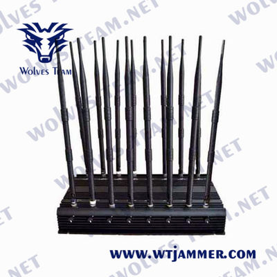 18 ζώνες Lojack 48W 5.2G 5.8G 5G όλο Jammer τηλεφωνικών σημάτων κυττάρων