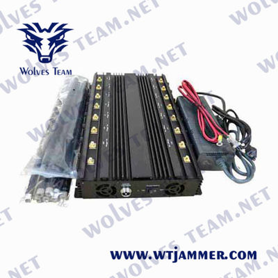 18 ζώνες Lojack 48W 5.2G 5.8G 5G όλο Jammer τηλεφωνικών σημάτων κυττάρων