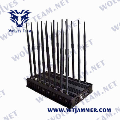 18 ζώνες Lojack 48W 5.2G 5.8G 5G όλο Jammer τηλεφωνικών σημάτων κυττάρων