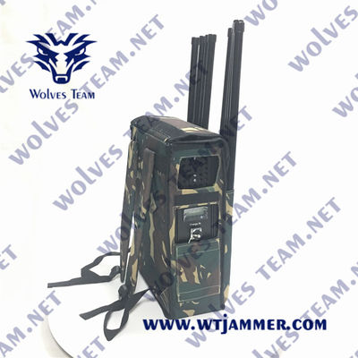 Jammer 90W σακιδίων πλάτης ασφάλειας VIP προστασίας WIFI 5.8G
