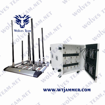Αγορά 600W High Power Cell Phone Signal Jammer Φορητό βομβαρδιστικό όχημα Jammer με σύστημα παρεμβολής DDS διαδικτυακή κατασκευή