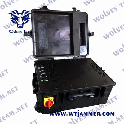 Jammers RF κηφήνων 2500m αδιάβροχο αντι UAV σημάτων Jammer κηφήνων
