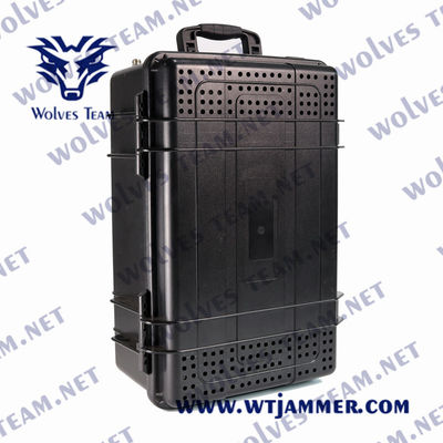 Jammers RF κηφήνων 2500m αδιάβροχο αντι UAV σημάτων Jammer κηφήνων