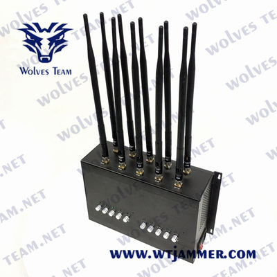 Αγορά 10 ζώνες 30m Jammer σημάτων δικτύων 20W ΠΣΤ 3G 4G CDMA online manufacture
